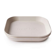 2-er Set assiettes enfant Square Ivory