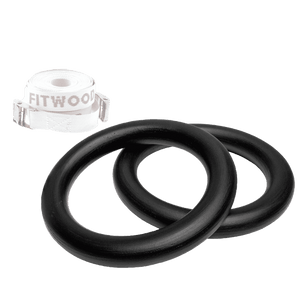 Fitwood ULPU MINI Turnringe Weiss – schwarze Variante