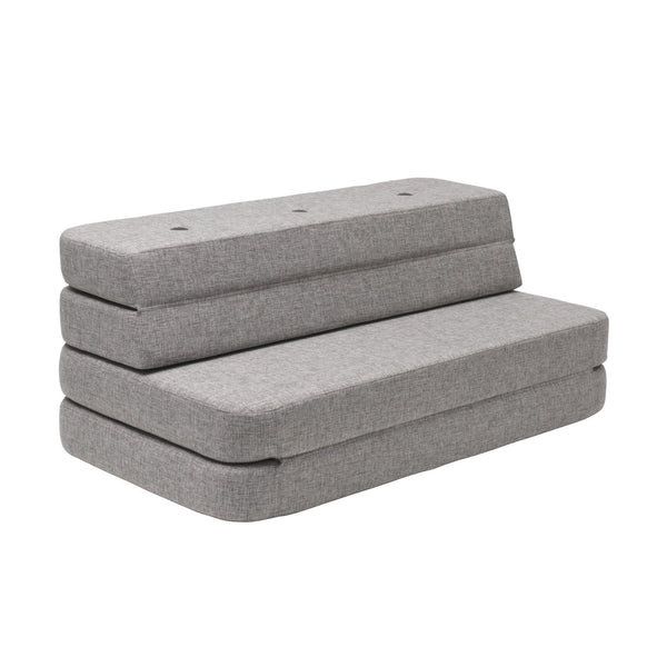 byKlipKlap KK 3 Fold Sofa - Multi Grey w. Grey | Kindersofa | Beluga Kids