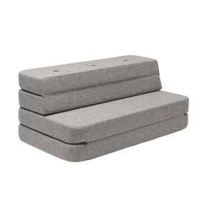 Bezug des byKlipKlap Spielsofas Multi Grey aus OEKO-TEX-zertifiziertem Polyester
