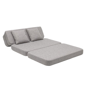 byKlipKlap Spielsofa Multi Grey mit Polsterung aus 35 kg Kaltschaum